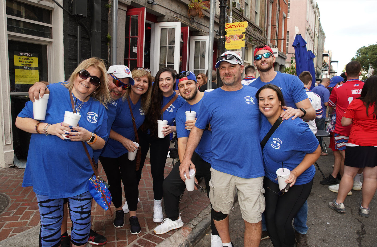Buffalo Bills packers of NOLA Takeover Parade